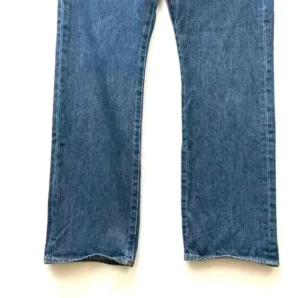 Rare Levis 501 Button Fly X-Large Patch Rugged Solid Red‎ Tag Jean Size 34/30